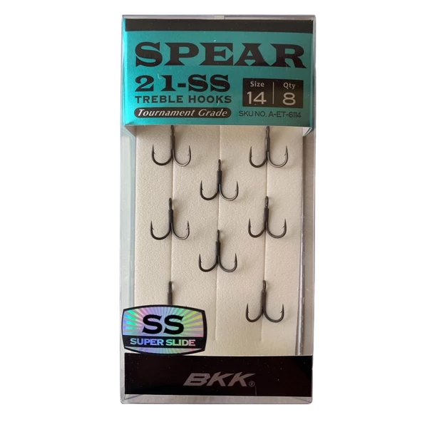 BKK Spear-21 SS Üçlü İğne 8'li Paket No:14 ürün görseli 1