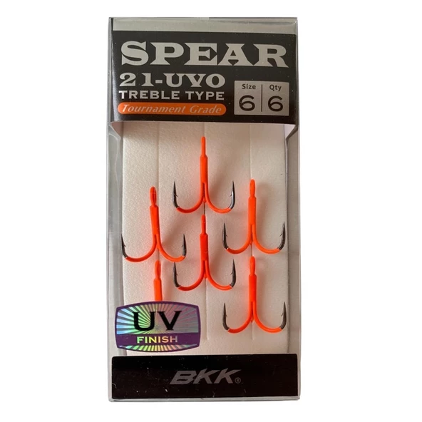 BKK Spear-21 UVO Üçlü İğne 6'lı Paket No:6 ürün görseli 1