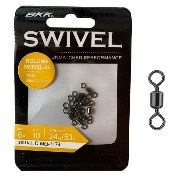 BKK Rolling Swivel-32 Fırdöndü No:6 (10'lu Paket) ürün görseli 1