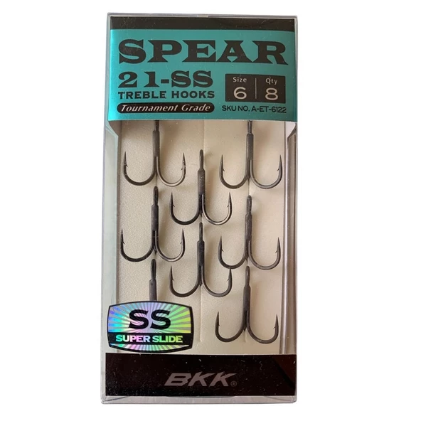 BKK Spear-21 SS Üçlü İğne 8'li Paket No:6 ürün görseli 1