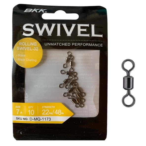 BKK Rolling Swivel-32 Fırdöndü No:7 (10'lu Paket) ürün görseli 1