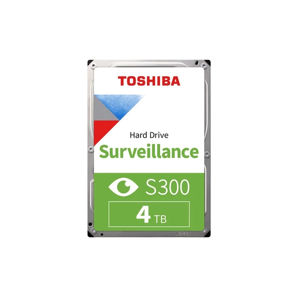 4 TB Toshiba S300 5400rpm 256mb SATA (HDWT840UZSVA) 7/24 Güvenlik Diski ürün görseli 1