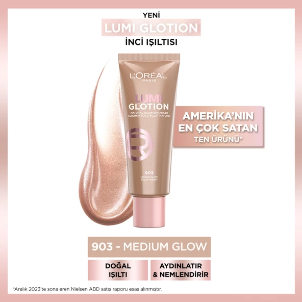 L'Oréal Paris Glotion All-In-One Doğal Işıltı 903 - Medium Glow ürün görseli 1