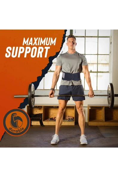 HT SAĞLIK UNMERCIFUL  Termal Ağırlık Kaldırma Kemeri Kas Geliştirme Kemeri  Fitness Kemeri Bel Destek Kemeri ürün görseli 1