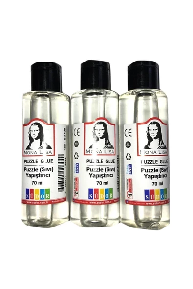 3x70 ml Puzzle Yapıştırıcı Seti (Şeffaf) / ürün görseli 1