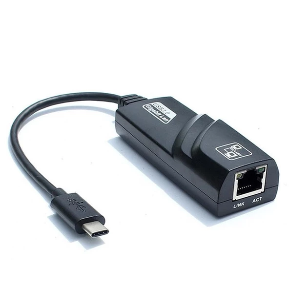 Alfais 5060 Type C To Ethernet Usb 3.1 1000Mbps Gigabit Ag Adaptor Kartı ürün görseli 1