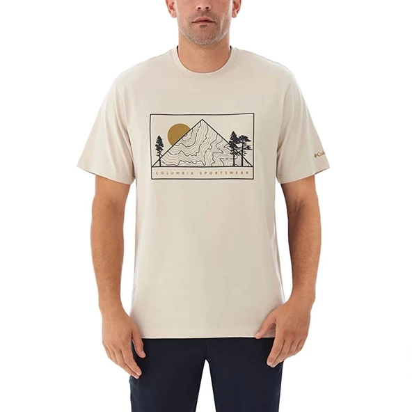 Columbia Csc M Peaked Sunscape Ss Tee Erkek Kısa Kollu Tişört CS0398 ürün görseli 1