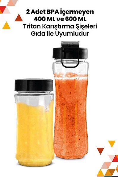 GoldStar ST-7251 400 W Kişisel Smoothie Blender - Resim 5