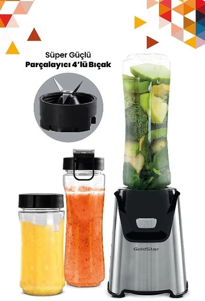 GoldStar ST-7251 400 W Kişisel Smoothie Blender - Resim 2