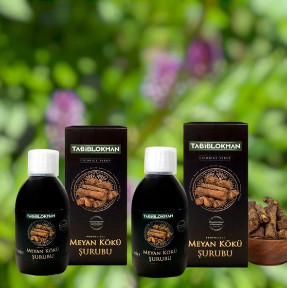 Bozkır Tahin Merkezi Meyan kökü şurubu 230 ml X 2 adet ürün görseli 1