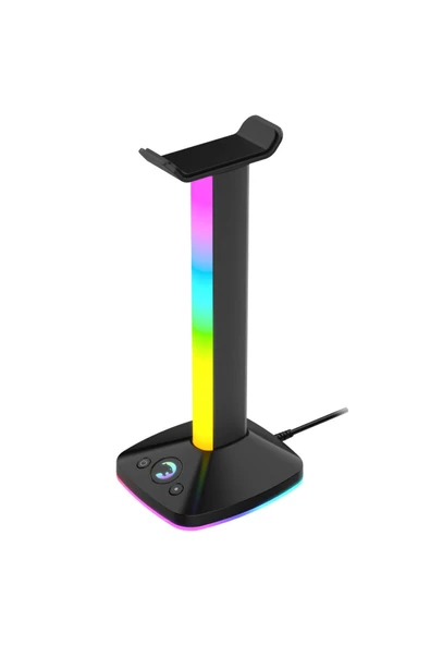 GamePower EliteRack RGB Gaming USB3.0 Oyuncu Kulaklık Standı ürün görseli 1
