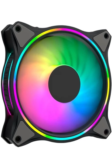 GamePower Air Turbine 1x120mm Argb Kasa Fanı 6 Pin (kontrolcü Ve Kumanda Yok) ürün görseli 1