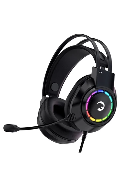 GamePower Voldon Siyah 7.1 Surround Rainbow Gaming Kulaklık ürün görseli 1