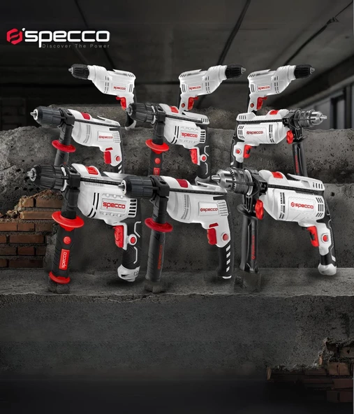 Specco Elek. Darbeli Matkap 850W SP-6022 - Resim 2