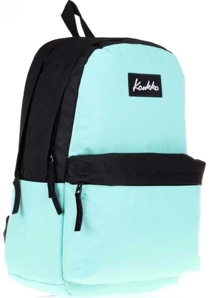 Kaukko Basic Colors Okul Sırt Çantası Mint Siyah K1415 - Resim 3