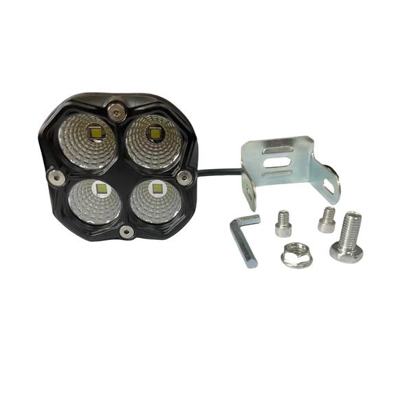 Offroad sis lambası beyaz 20W 12-60V set 7.8x 6.8x7.8cm    /  LASS392 ürün görseli 1