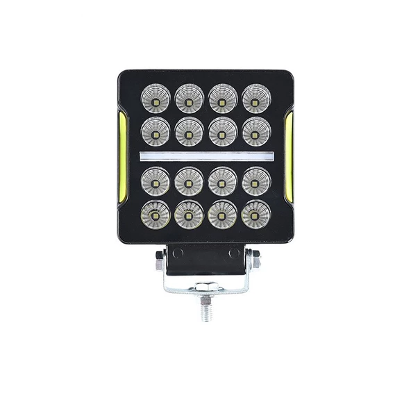 Offroad sis lambası kare 10,5 x 3,5 x 12cm 12-80v 35w Beyaz-amber adet / LASS351-1 ürün görseli 1