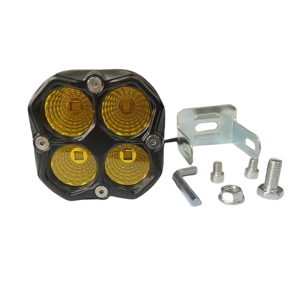 Offroad sis lambası sarı 20W 12-60V set 7.8x 6.8x7.8cm   /  LASS392-1 ürün görseli 1