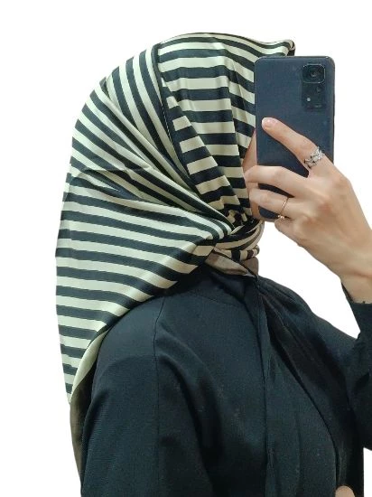 AKER İPEK KREP SATEN EŞARP 8828701 - Resim 11