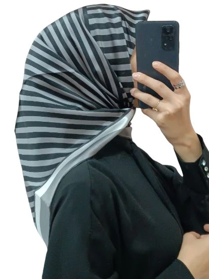 AKER İPEK KREP SATEN EŞARP 8828701 - Resim 5
