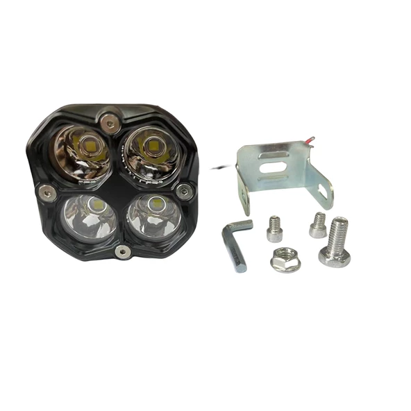 Offroad sis lambası beyaz 20W 12-60V set 7.8x 6.8x7.8cm  /  LASS393 ürün görseli 1