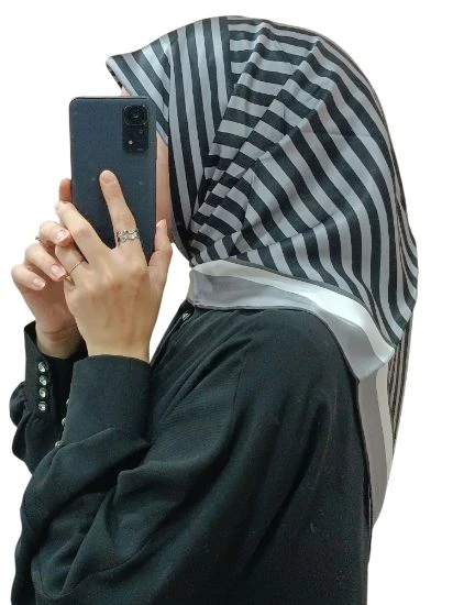 AKER İPEK KREP SATEN EŞARP 8828701 - Resim 4