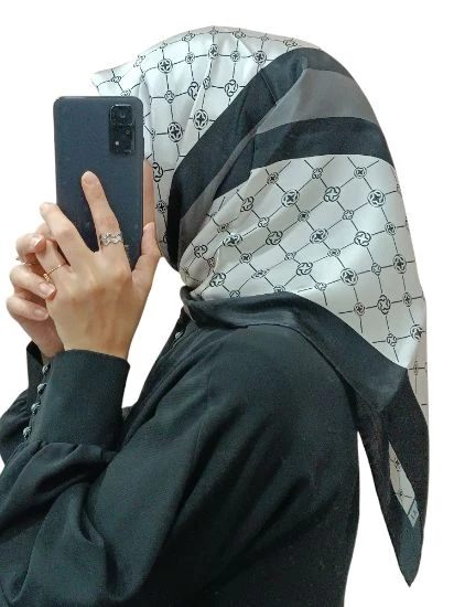AKER İPEK KREP SATEN EŞARP 8901701 ürün görseli 1