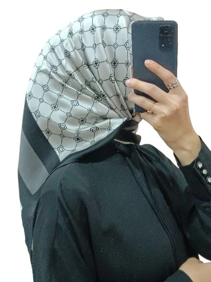 AKER İPEK KREP SATEN EŞARP 8901701 - Resim 2