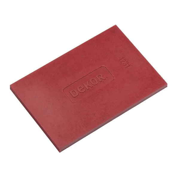 Dekor 1231 Macun Takozu Kırmızı 10 cm ürün görseli 1