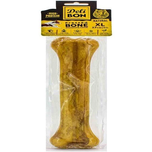 DELİBON DERİ PRES KEMİK 27CM XL BOY 1Lİ PAKET NATUREL 27CMX1AD. ürün görseli 1