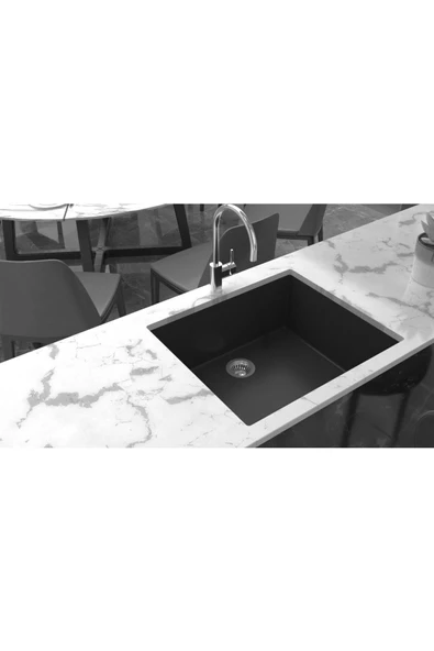 EVIER Granit Evye Sole Series Antrasite (Füme) ürün görseli 1