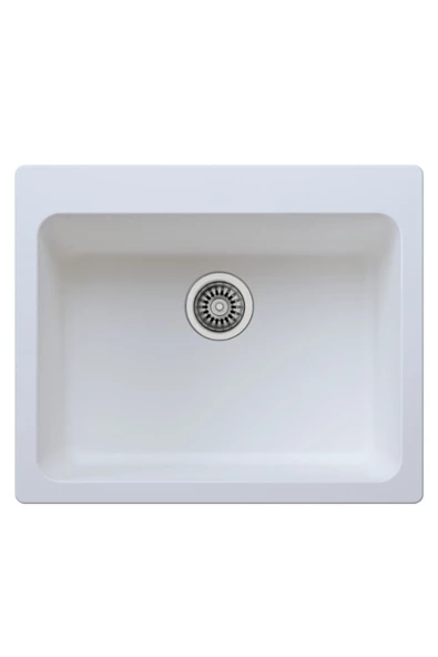 EVIER Granit Evye Maya Series White (Beyaz) - Resim 2