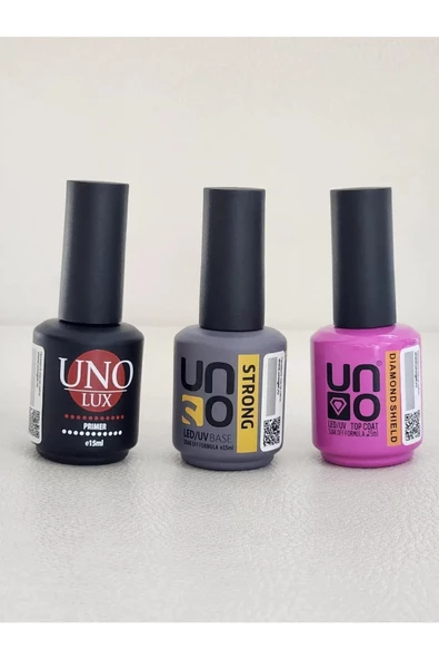 Fontenay Kalıcı Oje Seti Primer 15ml+ Uno Stron Base 15ml+Uno Daımond Top Coat 15ml ürün görseli 1