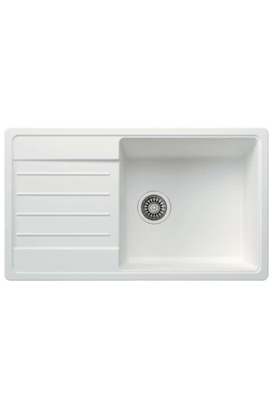 EVIER Granit Evye Myra Series White (Beyaz) - Resim 3