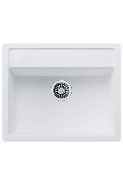 Evıer Granit Evye Teos Series White (Beyaz) ürün görseli 1