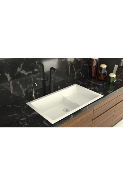 EVIER Granit Evye VoQ Series White (Beyaz) ürün görseli 1