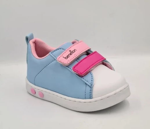 United Colors of Benetton Benetton 30930 Bebe Mavi Kız Çocuk İlk Adım Sneaker Spor Ayakkabı ürün görseli 1