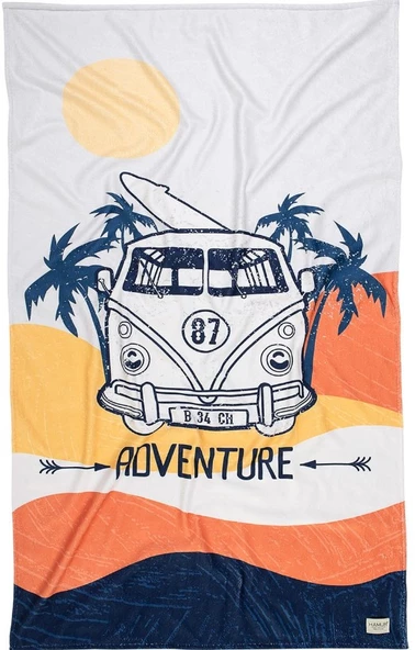 Hamur Plaj Havlusu 80 x 150 cm. Adventure ürün görseli 1