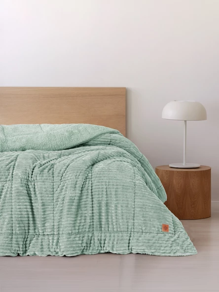 Cotton Box Wave Çift Kişilik Yorgan Adaçayı 195x215 cm ürün görseli 1