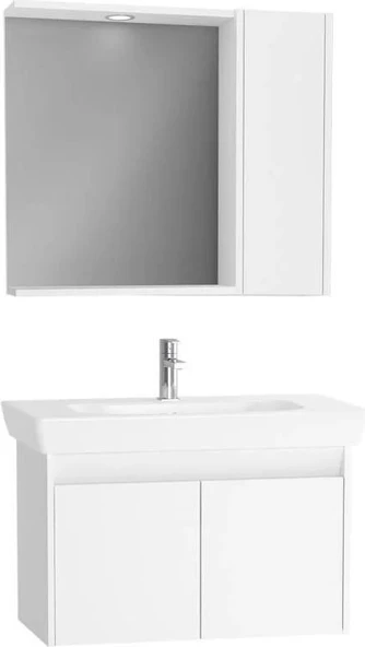 Vitra Step 85 cm Beyaz Banyo Dolabı Takımı 61532 ürün görseli 1