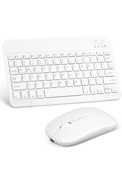 Daytona Mk-4 Kablosuz Ergonomik Apple Manyetik Tablet Kılıf Uyumlu Klavye Mouse Kiti(TürkçeQ Klavye) ürün görseli 1
