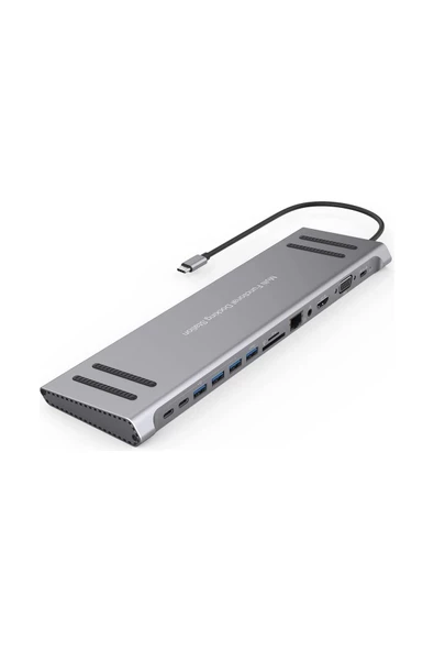 Daytona Mst14-u 14ın1 Type-c To Hdtv Multifunction 4k Ultra Hd 14 Ports Çevirici Dönüştürücü Adaptör ürün görseli 1