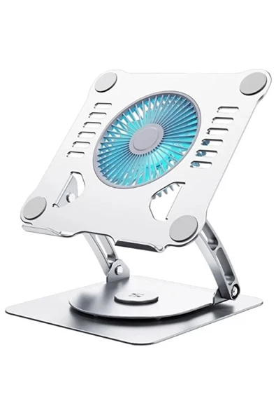 Daytona St-804D 11-17.3 " Uyumlu Taşınabilir USB Soğutma Fanlı Alüminyum Macbook Standı ürün görseli 1