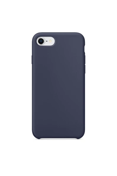 Daytona Apple 7/8 Uyumlu Silikon Ultra Slim Mikrofiber Astarlı Telefon Kılıfı-midnight Blue/gece Mavi ürün görseli 1