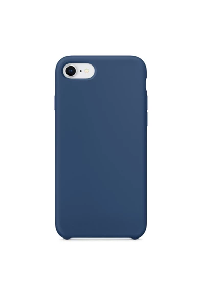 Daytona Apple 7/8 Uyumlu Silikon Ultra Slim Mikrofiber Astarlı Telefon Kılıfı-blue Cobalt/kobalt Mavi ürün görseli 1
