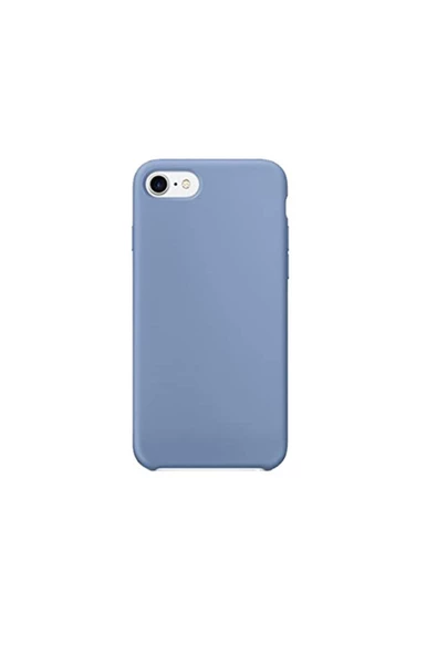 Daytona Apple 7/8 Uyumlu Silikon Ultra Slim Mikrofiber Astarlı Telefon Kılıfı-azure/gök Mavisi ürün görseli 1