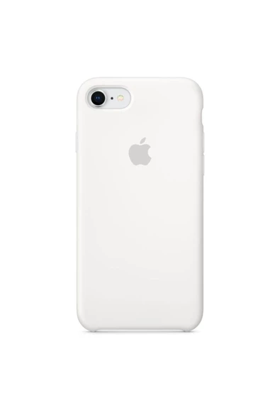 Daytona Apple 7/8 Uyumlu Silikon Ultra Slim Mikrofiber Astarlı Telefon Kılıfı-white/beyaz ürün görseli 1