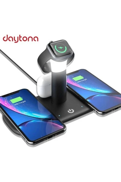 Daytona Bwo2 Kablosuz Hızlı Şarj Standı,15w,lamba ürün görseli 1