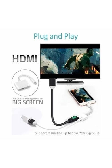 Daytona L8-hl Iphone Lıghtıng hdmı 4k 1080p Çev. - Resim 5