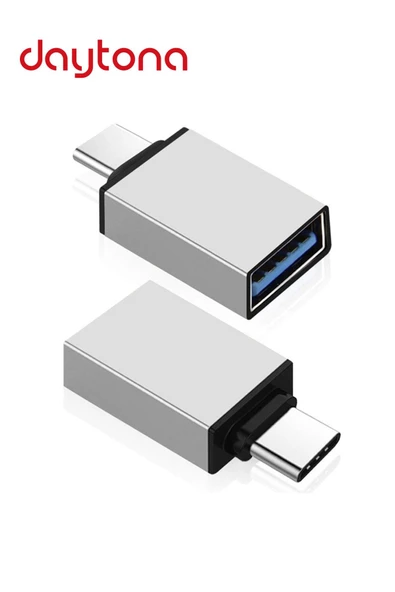 Daytona Dr01 Macbook Uyumlu Type-c - Usb 3.0 Otg Usb Flash Driver Klavye Mouse Dönüştürücü Adaptör ürün görseli 1